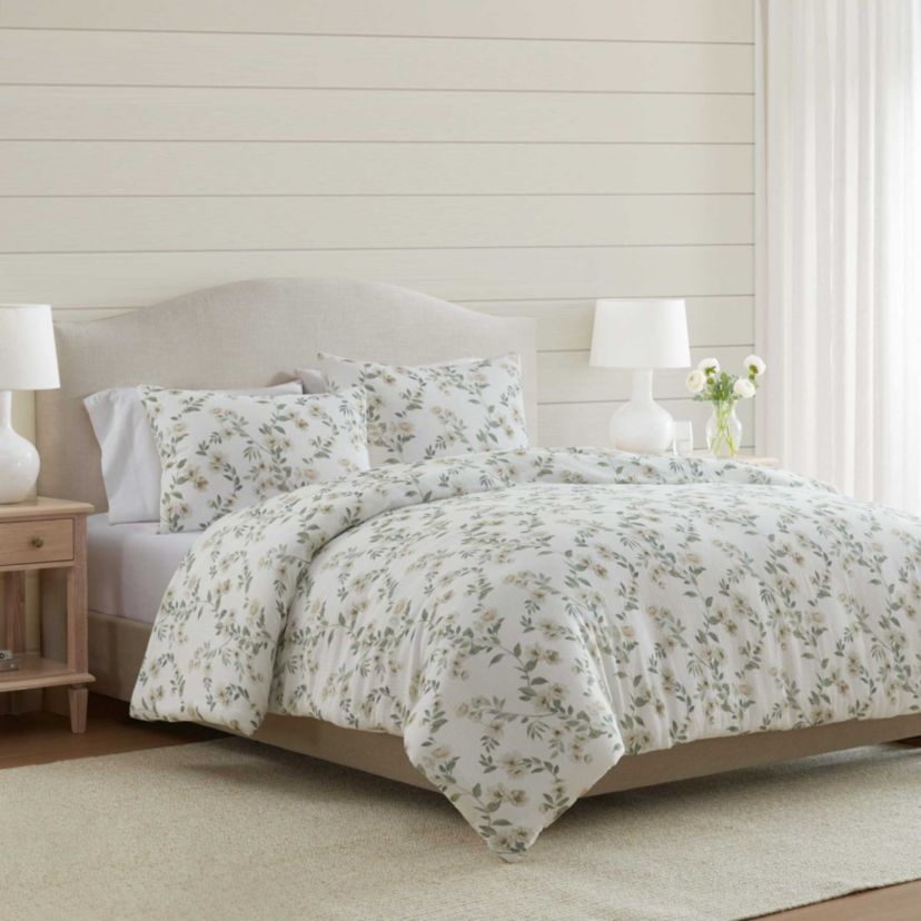 Hazel Floral Cotton Comforter Set