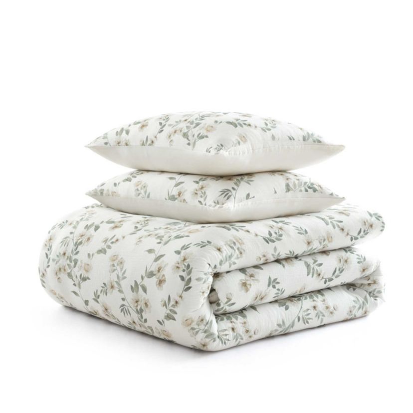 Hazel Floral Cotton Comforter Set