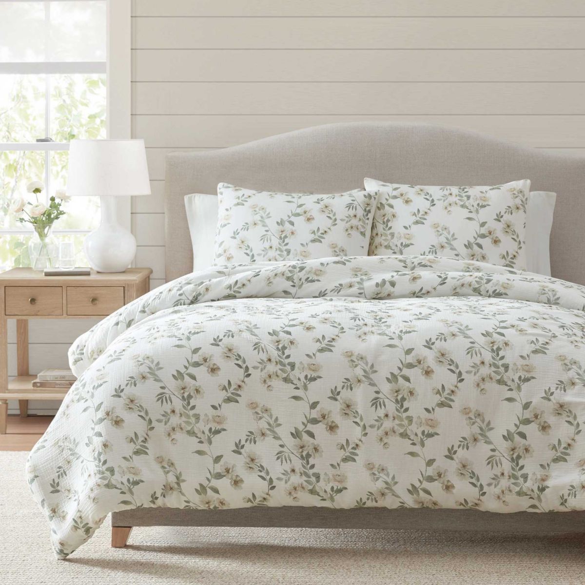 Hazel Floral Cotton Comforter Set