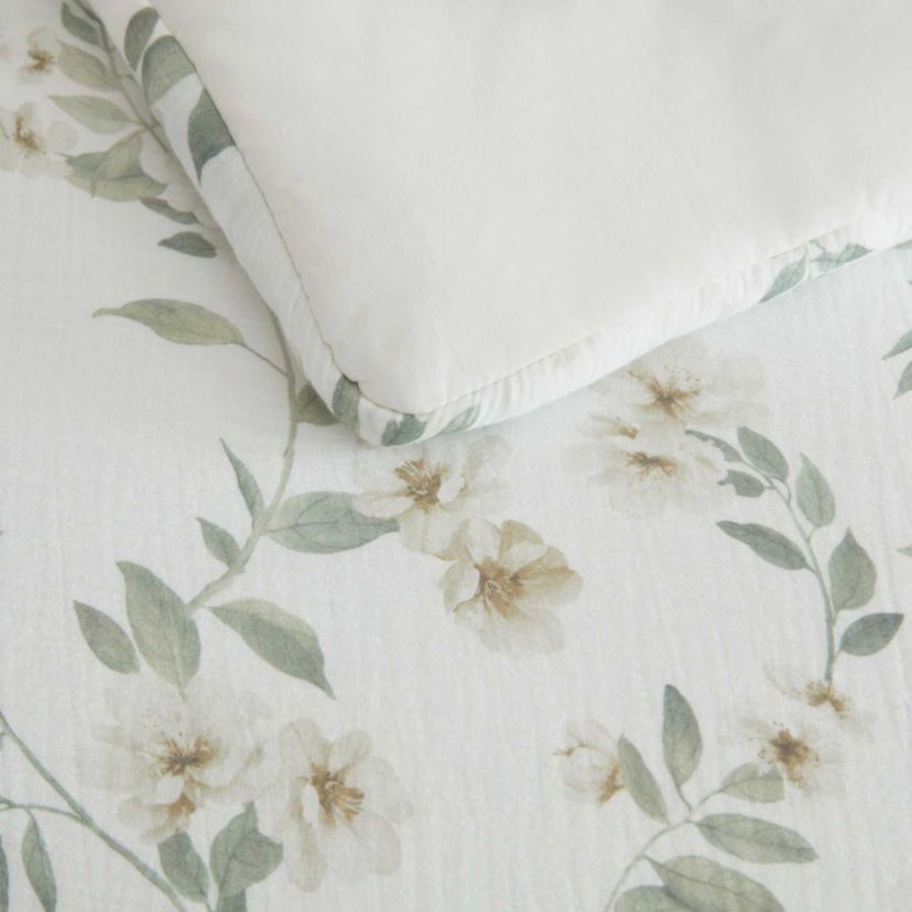 Hazel Floral Cotton Comforter Set