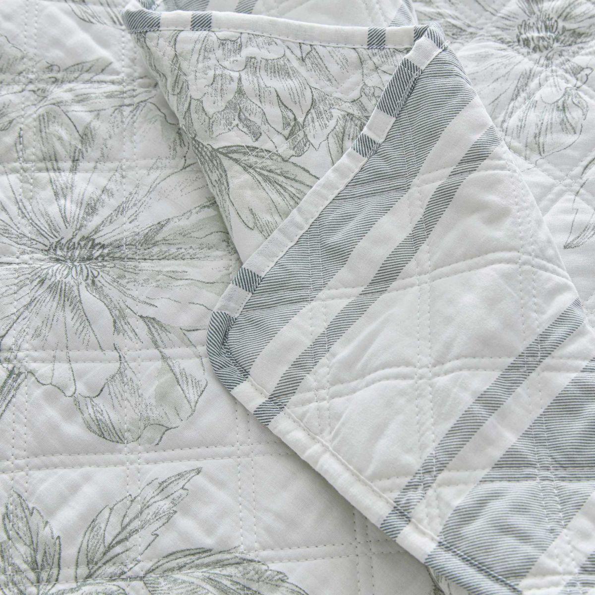 Vine Flora Cotton Throw