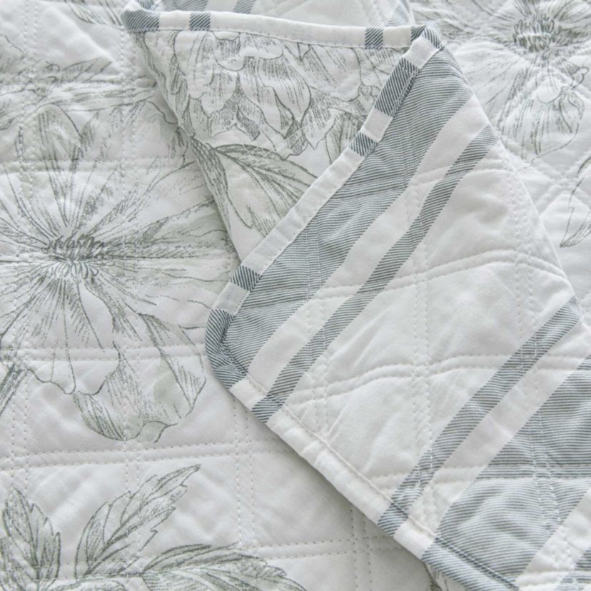 Vine Flora Cotton Throw