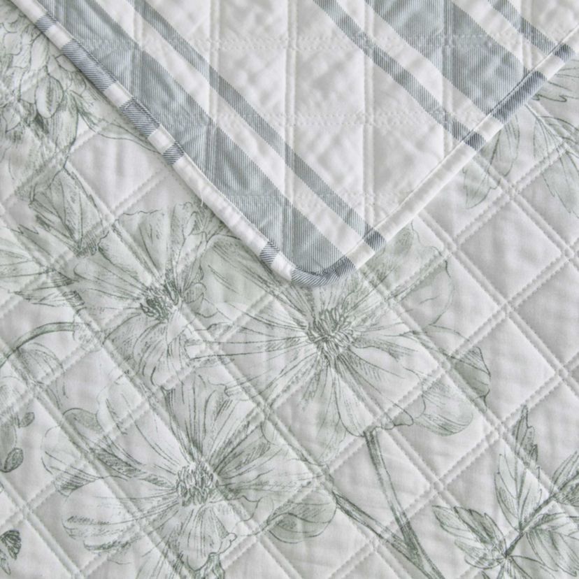 Vine Flora Cotton Throw