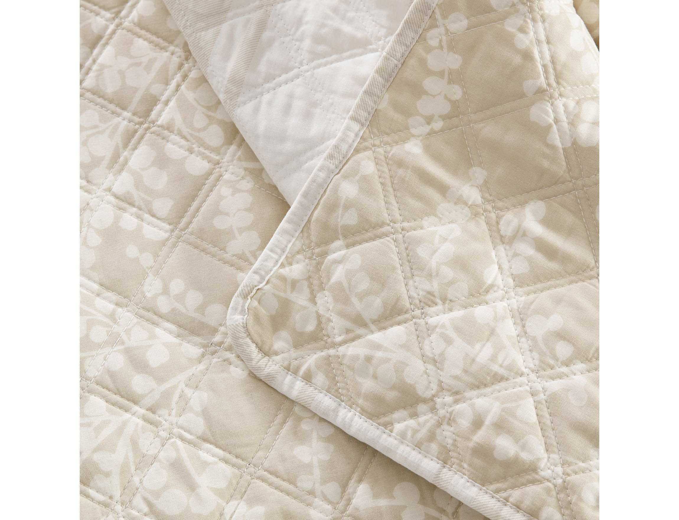 Layered Branches Cotton Throw