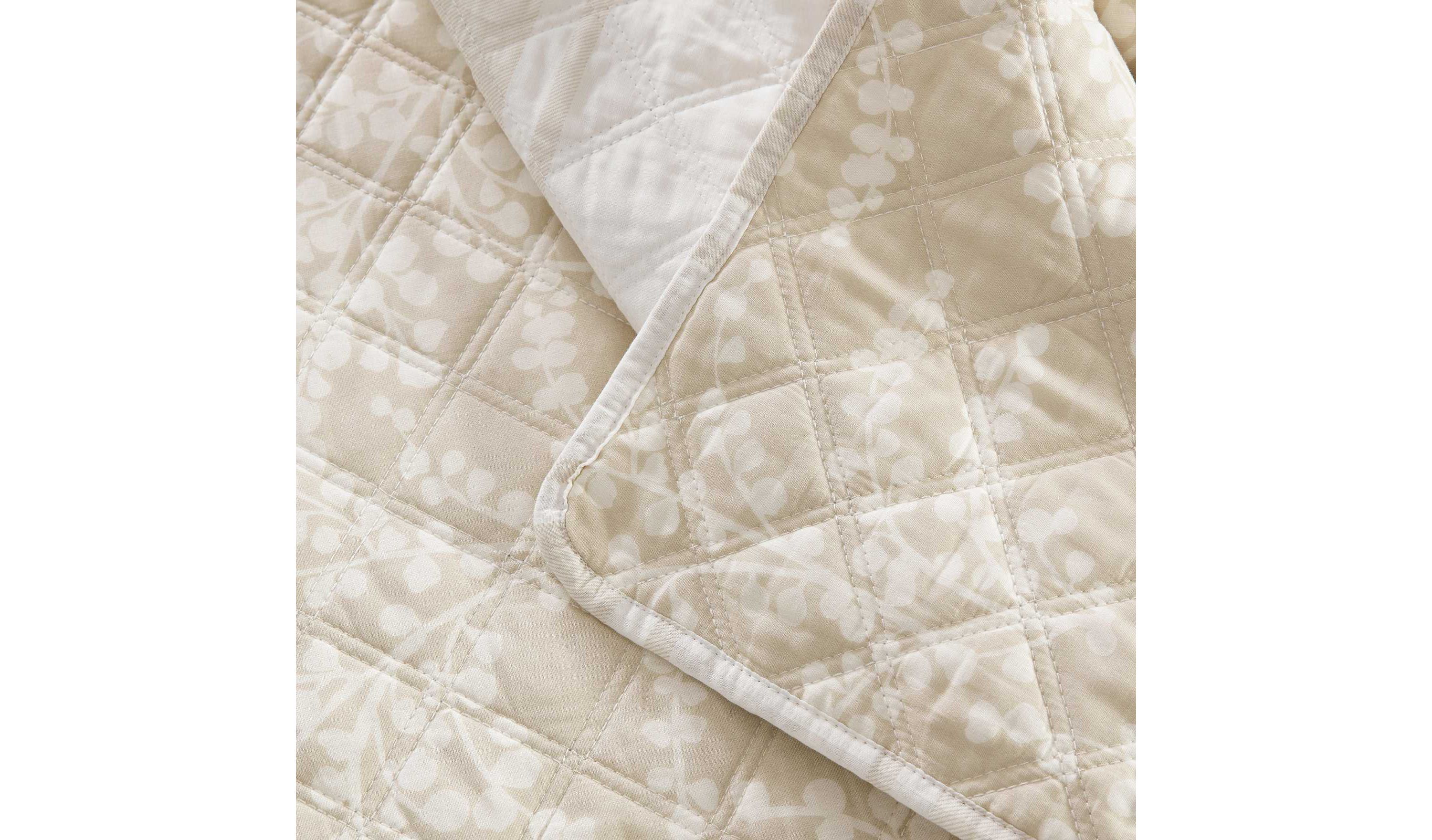 Layered Branches Cotton Throw
