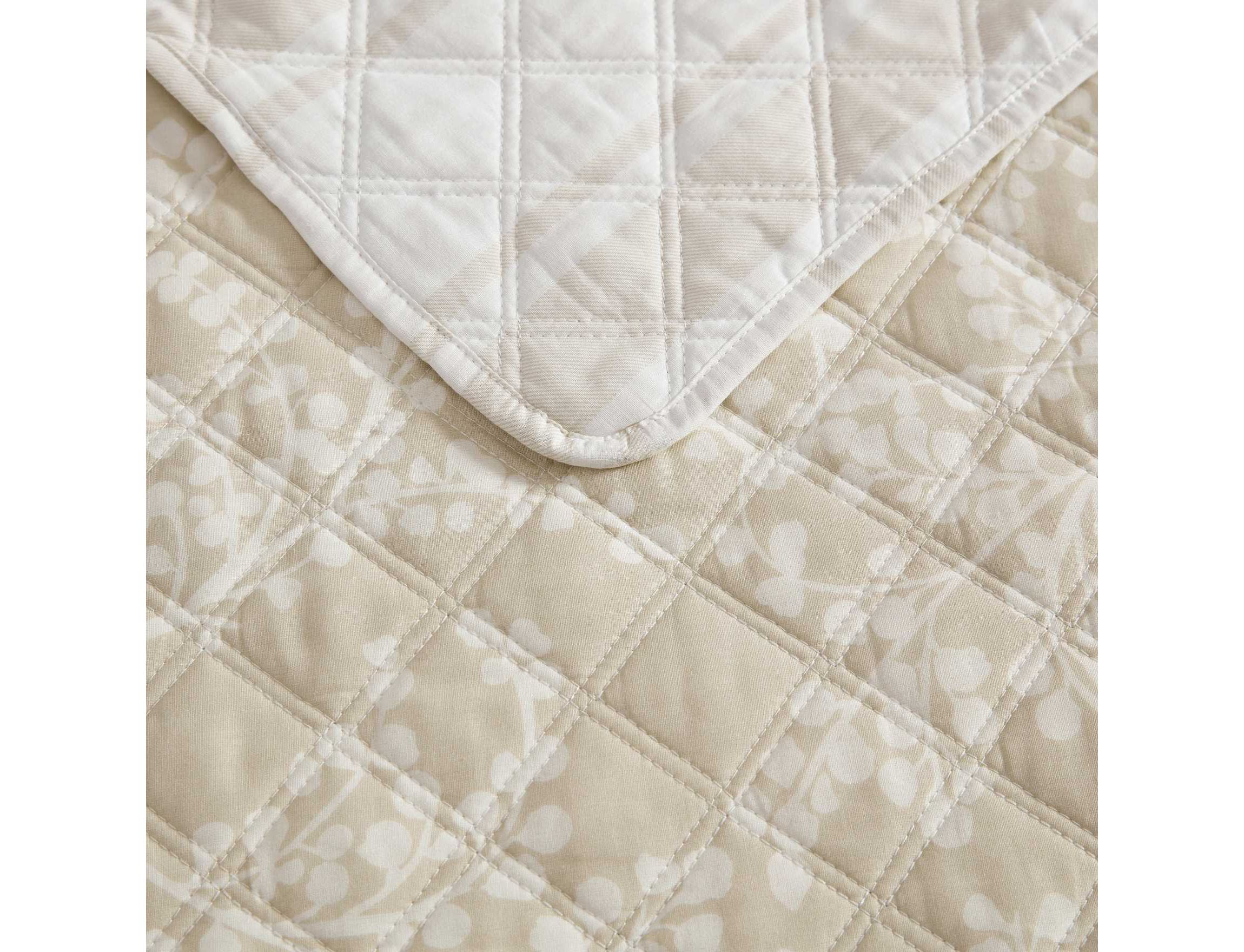 Layered Branches Cotton Throw