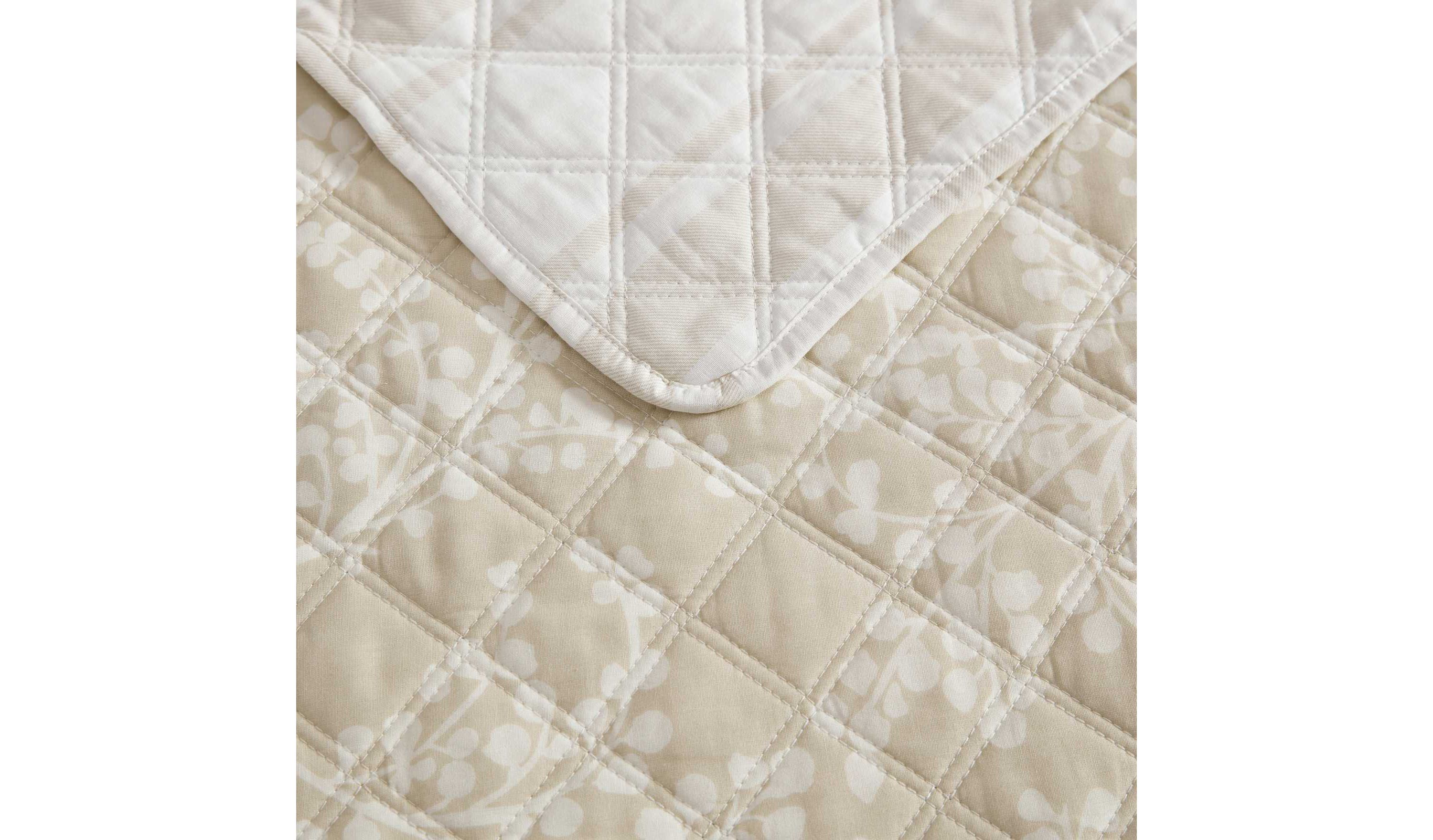 Layered Branches Cotton Throw