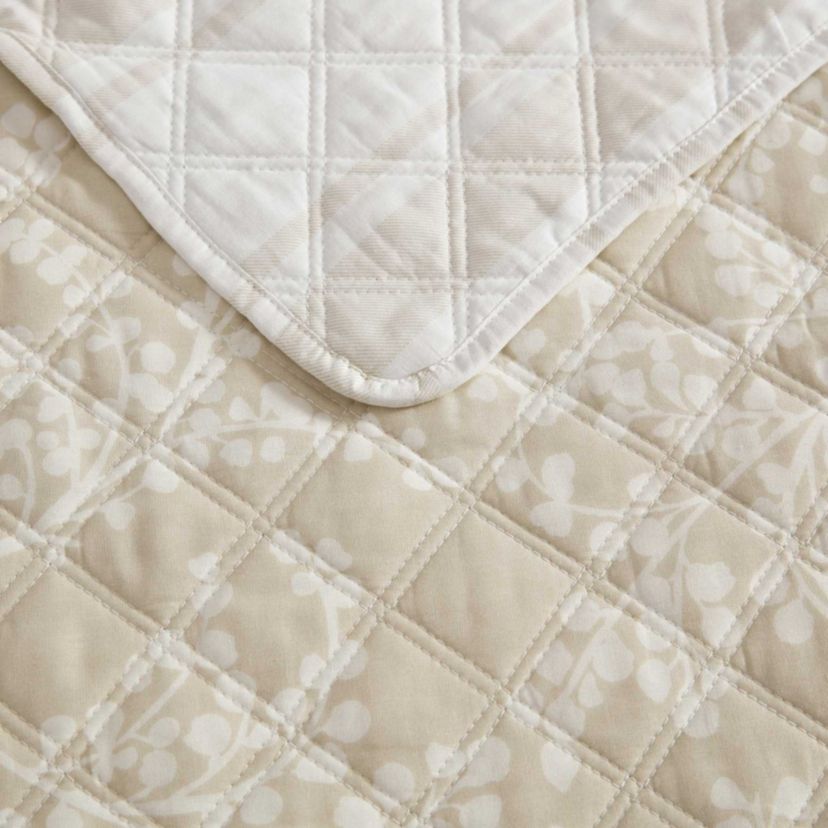Layered Branches Cotton Throw