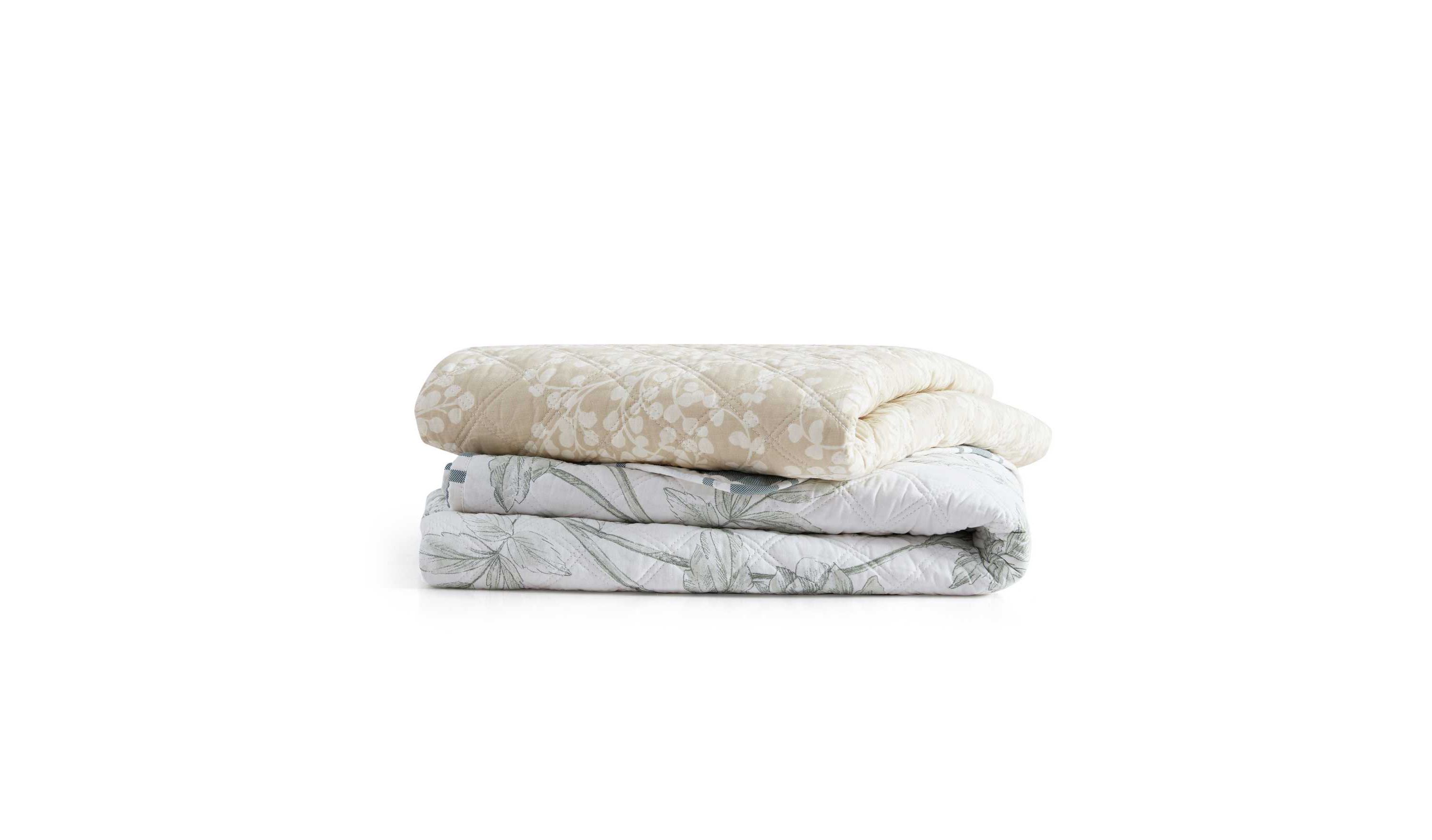 Layered Branches Cotton Throw