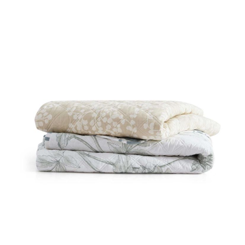 Layered Branches Cotton Throw