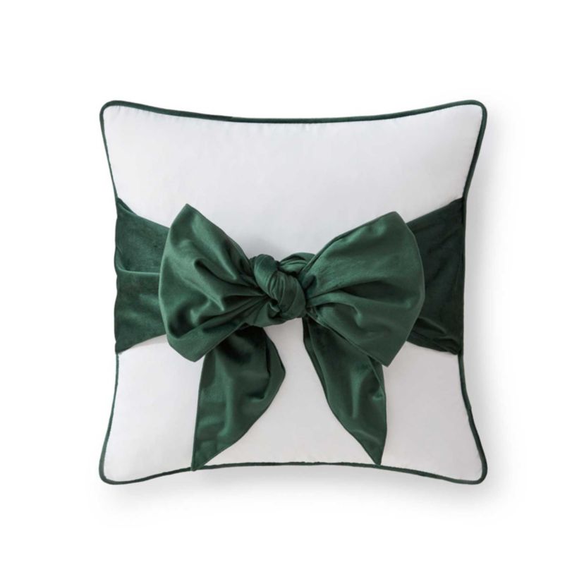 Bedford Bow Pillow Microfiber Decorative Pillow