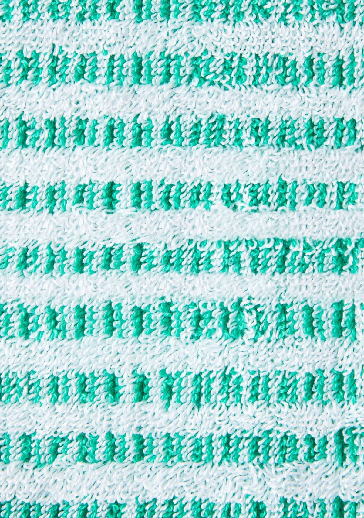 TOWN & COUNTRY LIVING 4-Piece Striped Reversible Terry Brights Mocha Brown Bath Towel Set