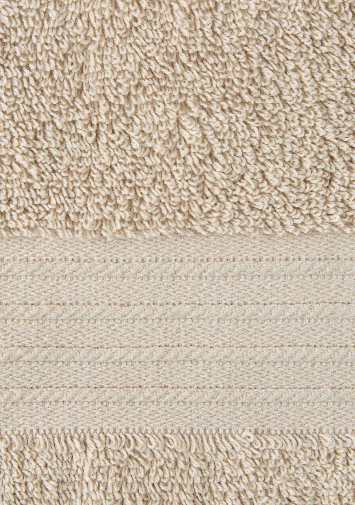 TOWN & COUNTRY LIVING 6-Piece Assorted Solid Dobby Border Aqua Blue Bath Set