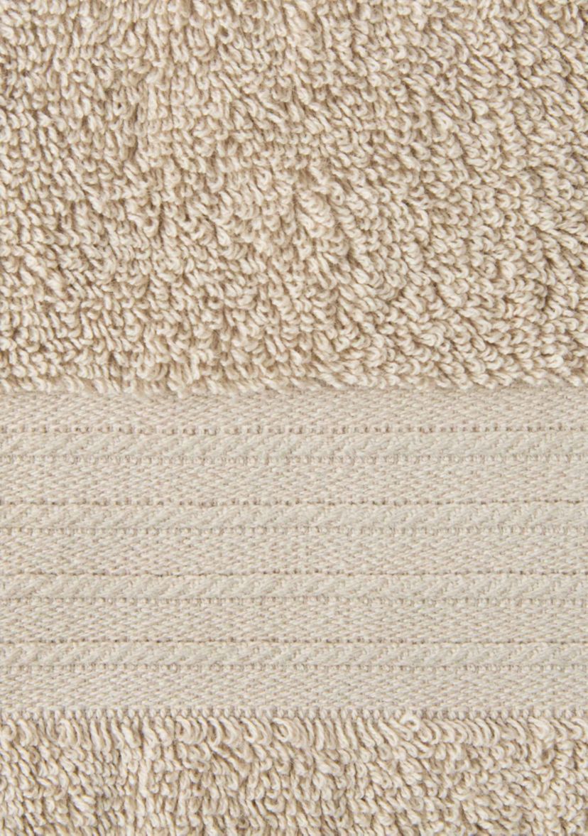 TOWN & COUNTRY LIVING 6-Piece Assorted Solid Dobby Border Aqua Blue Bath Set