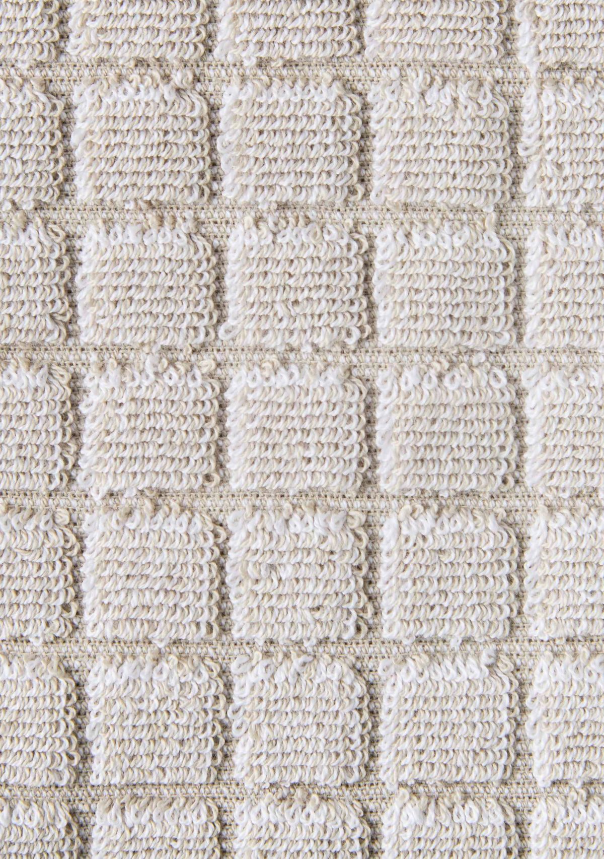 TOWN & COUNTRY LIVING 4-Piece Textured Windowpane Blush Washcloth Set