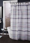 Water Stripe Shower Curtain in Teal