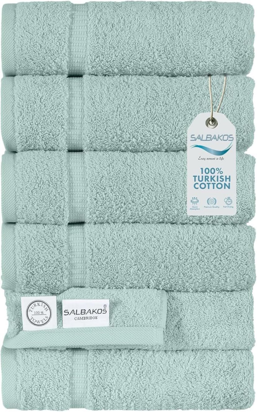 Cambridge Hand Towel 6 Pc 16X30:Green