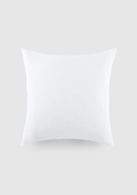 Luxury Inn 100% Cotton Decor Throw Pillow Insert with Polyester Fill, White