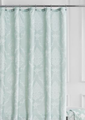 Croscill Mosaic Leaves Shower Curtain Belk