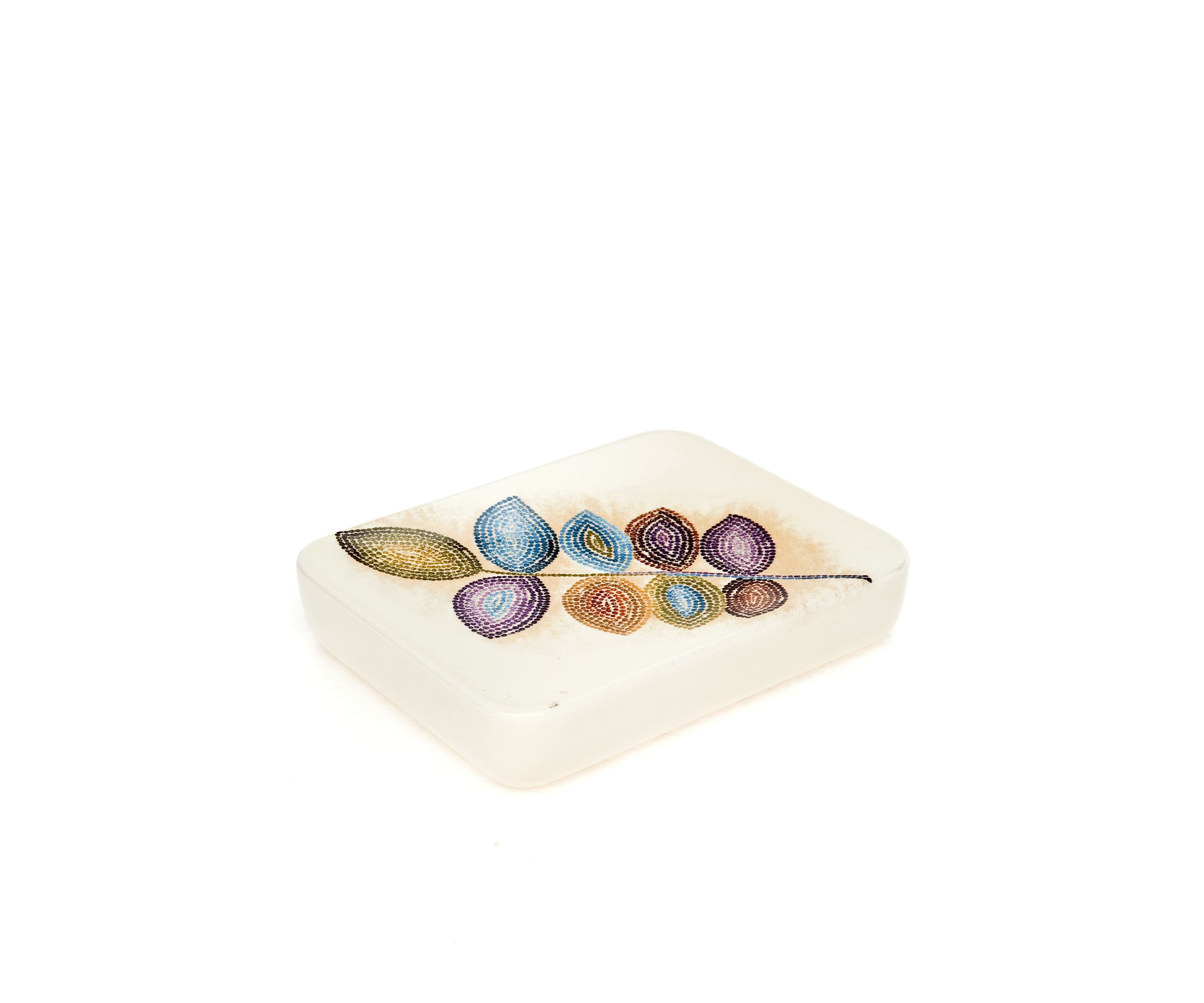 Mosaic Leaves Soap Dish