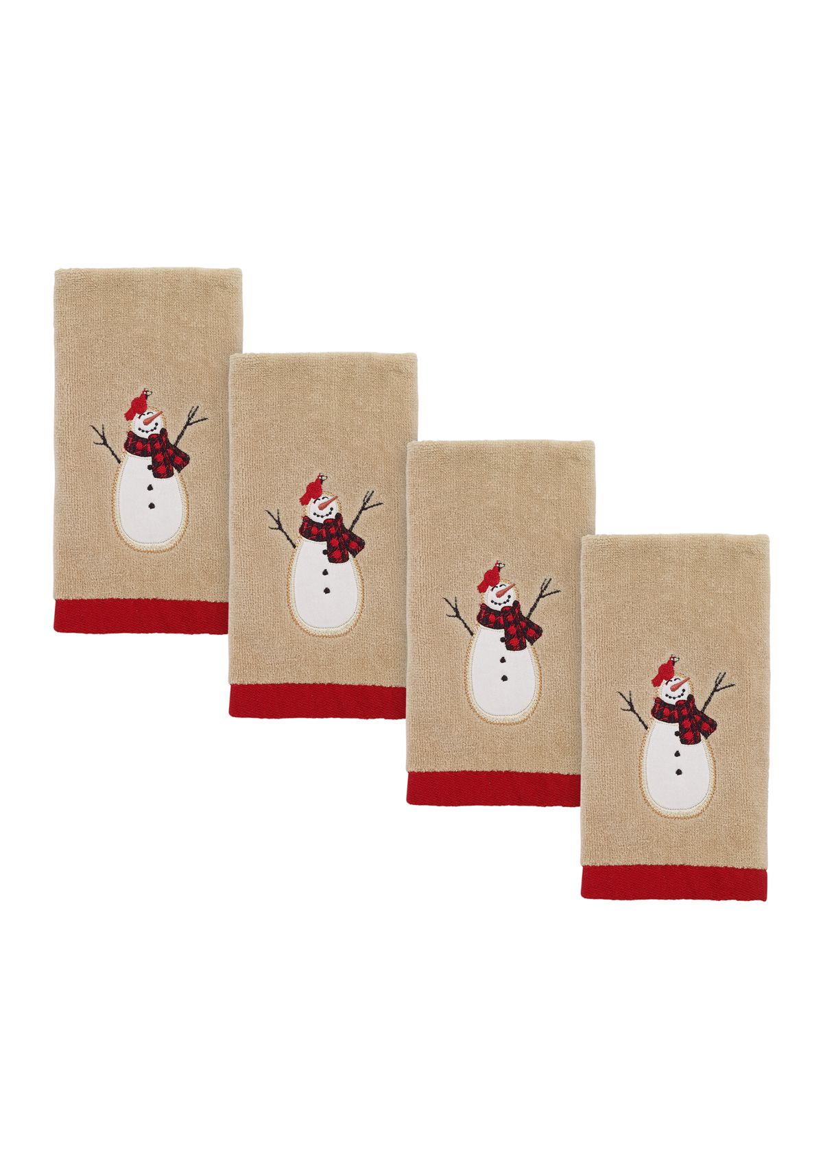 Snowmen Gathering 4 Fingertip Set