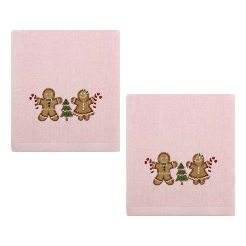Gingerbread People 2-Pack Hand Towel Set