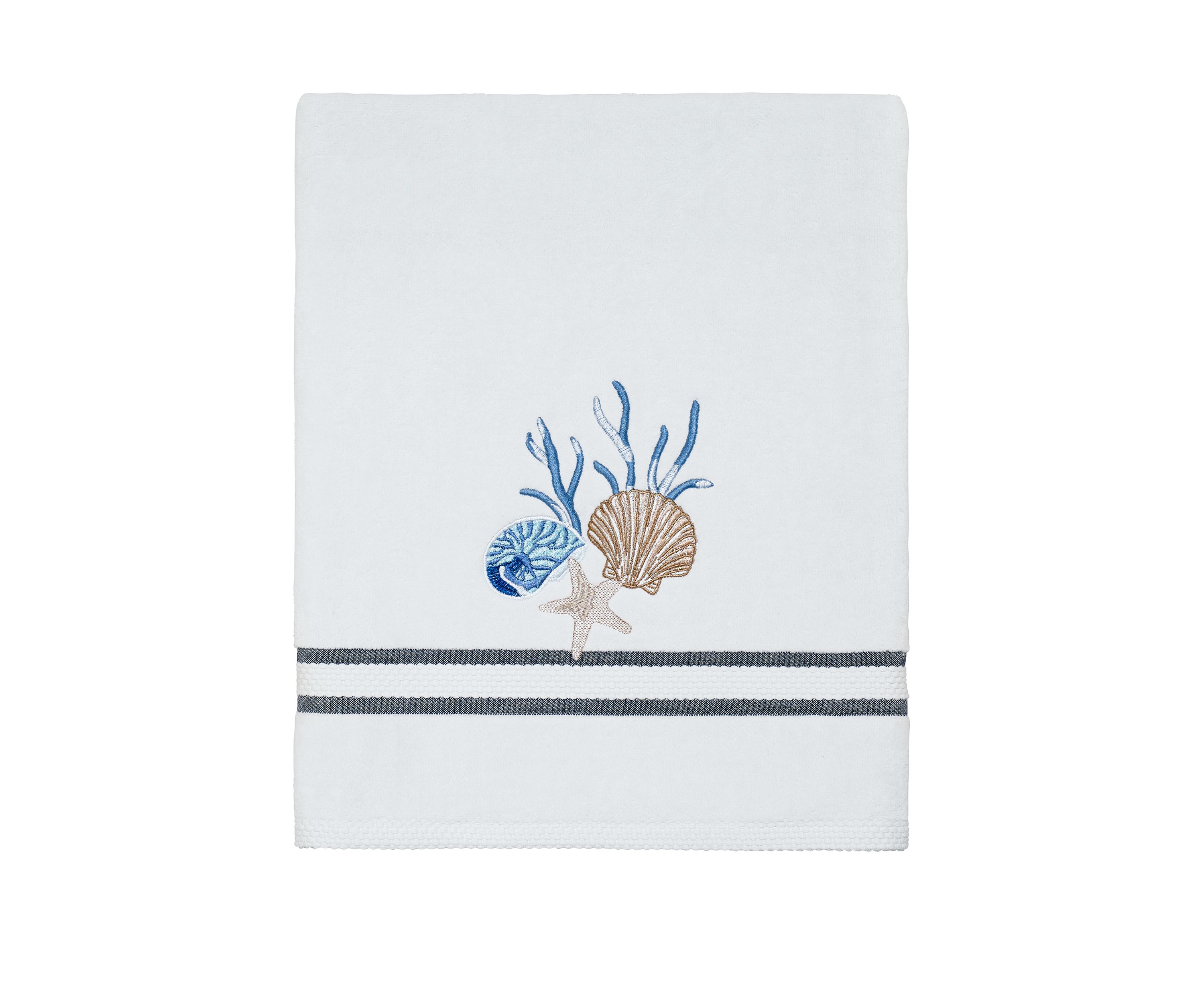 27 in x 50 in Blue Lagoon Bath Towel