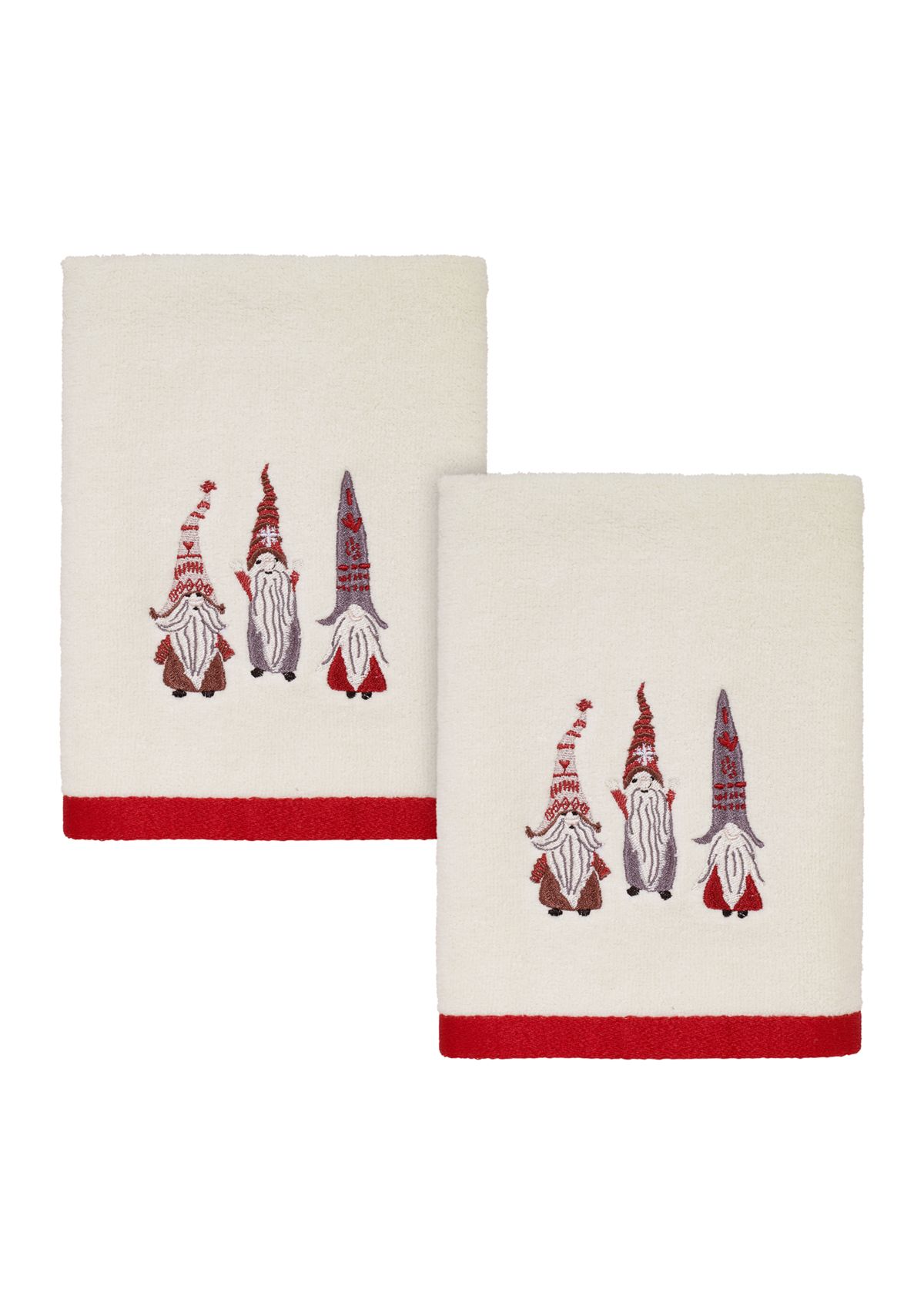 Christmas Gnomes 2 Hand Towel Set