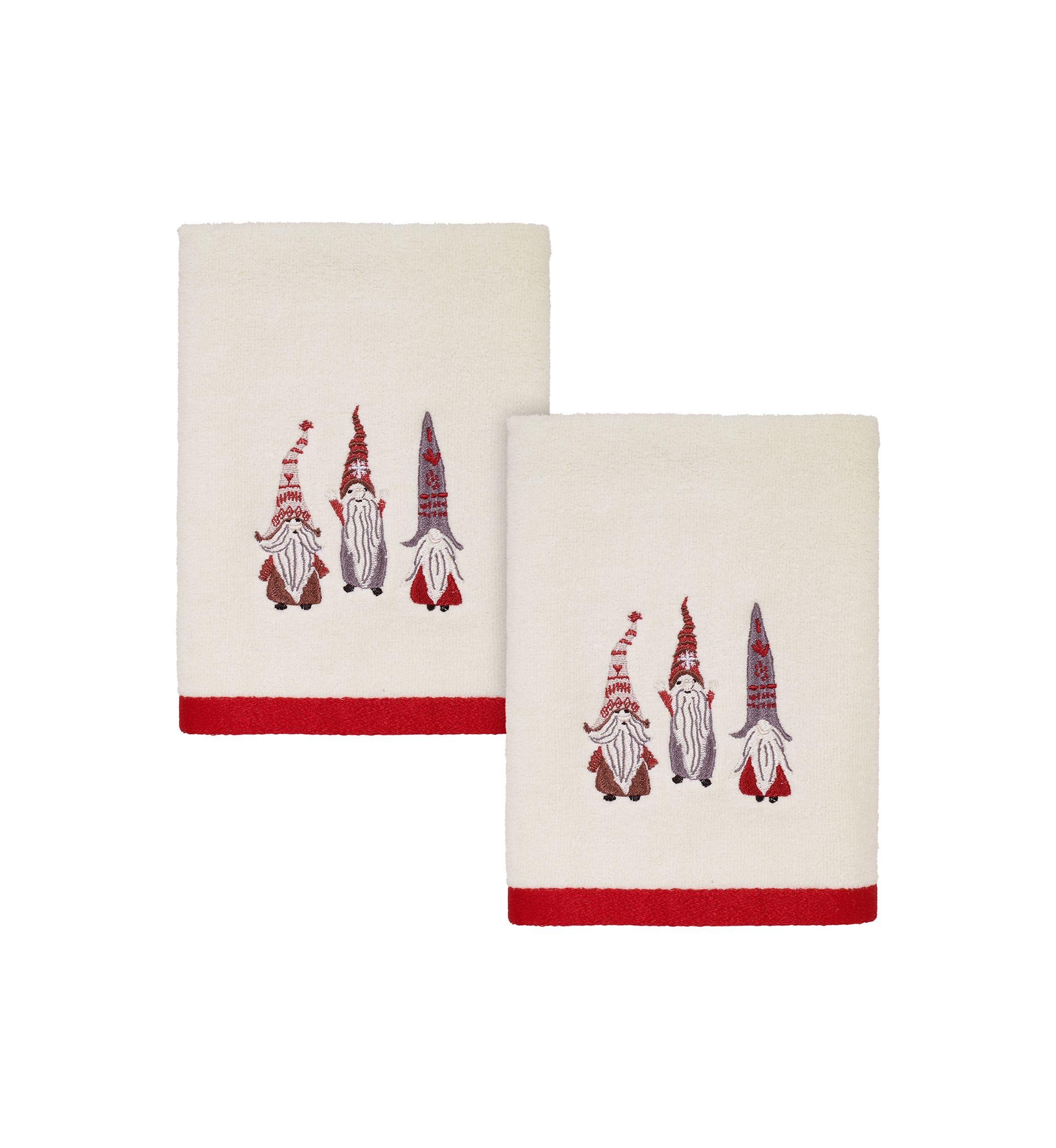 Christmas Gnomes 2 Hand Towel Set