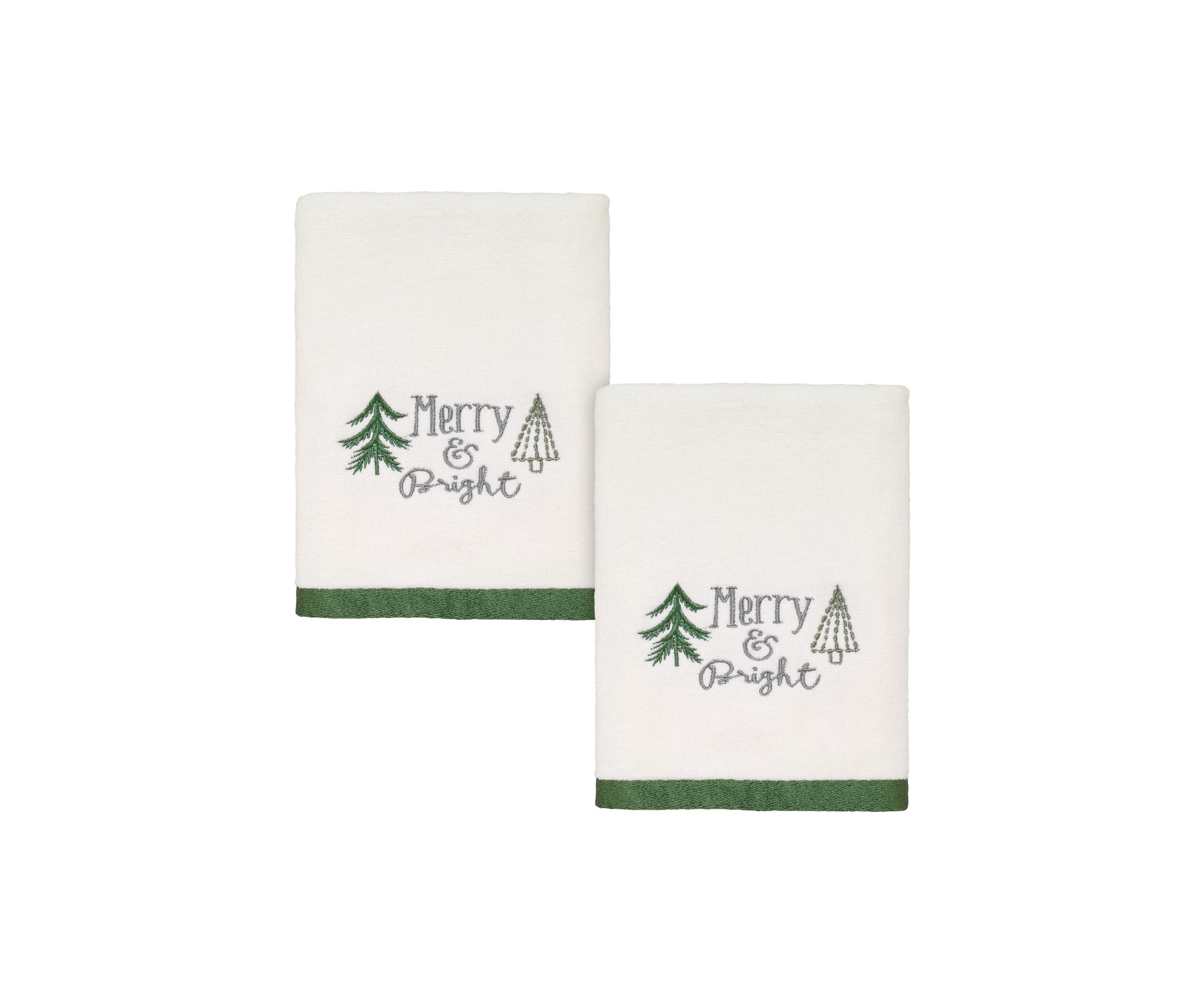 Christmas Trees 2 Hand Towel Set