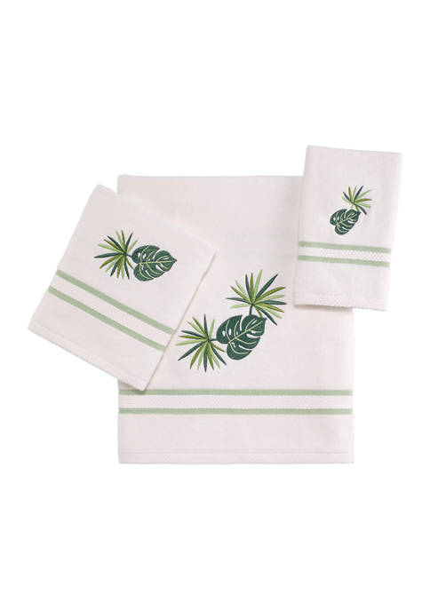 Avanti Viva Palm 3 Piece Towel Set