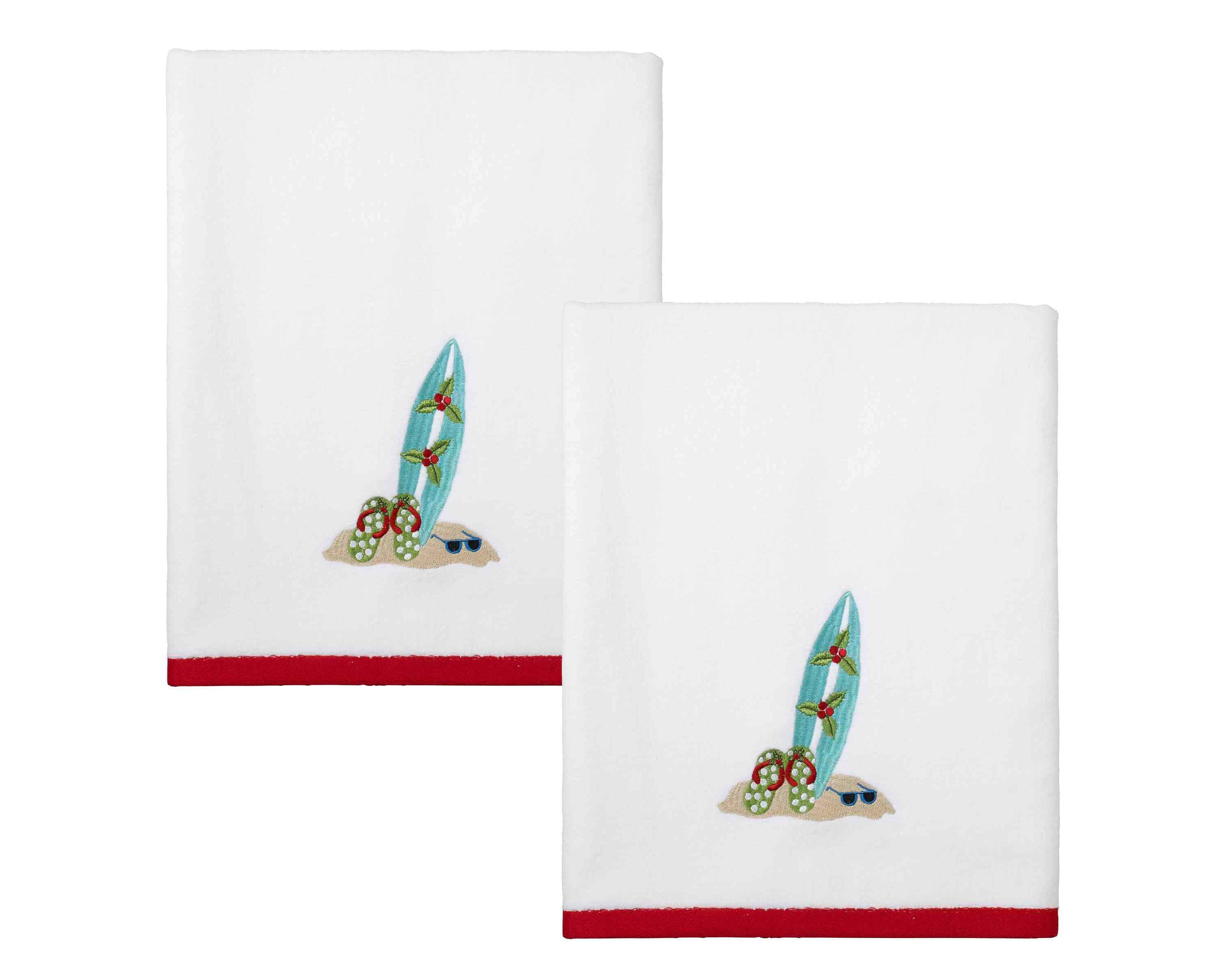 Flamingo Jingle 2-pc. Bath Towel