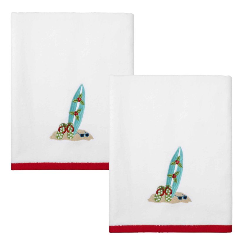 Flamingo Jingle 2-pc. Bath Towel