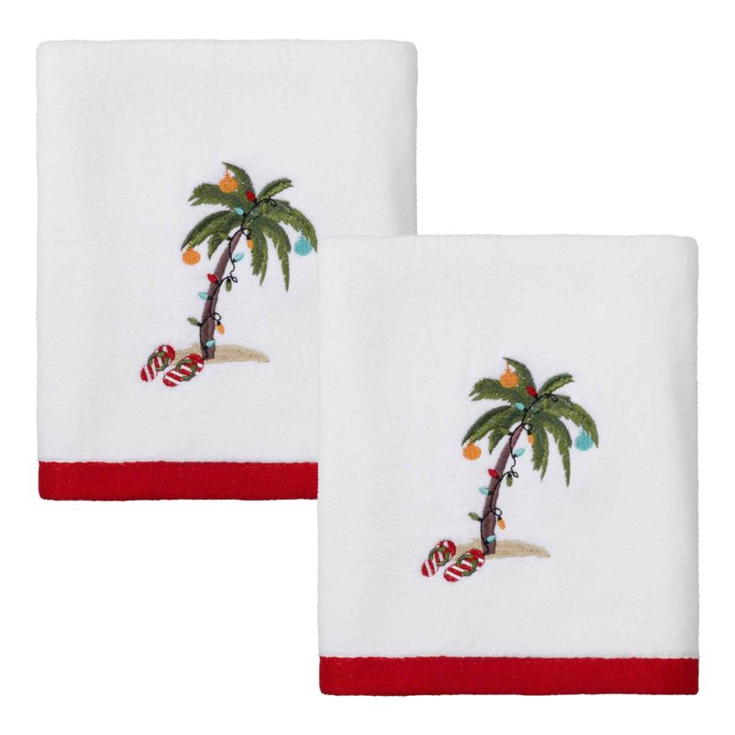 Flamingo Jingle 2-pc. Hand Towel