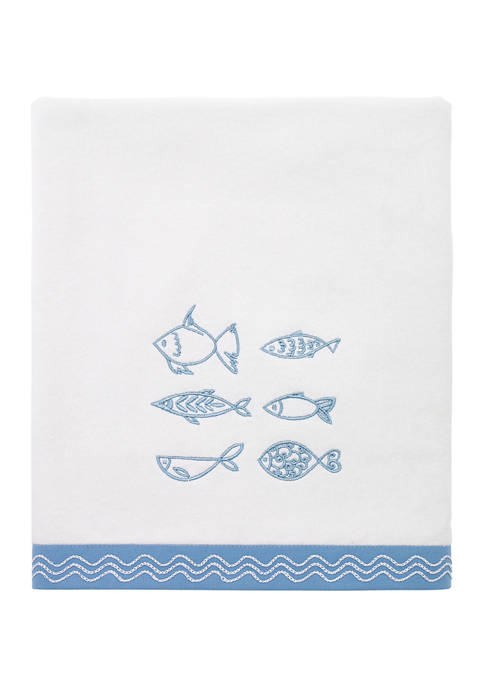 Blue Fin Bay Bath Towel