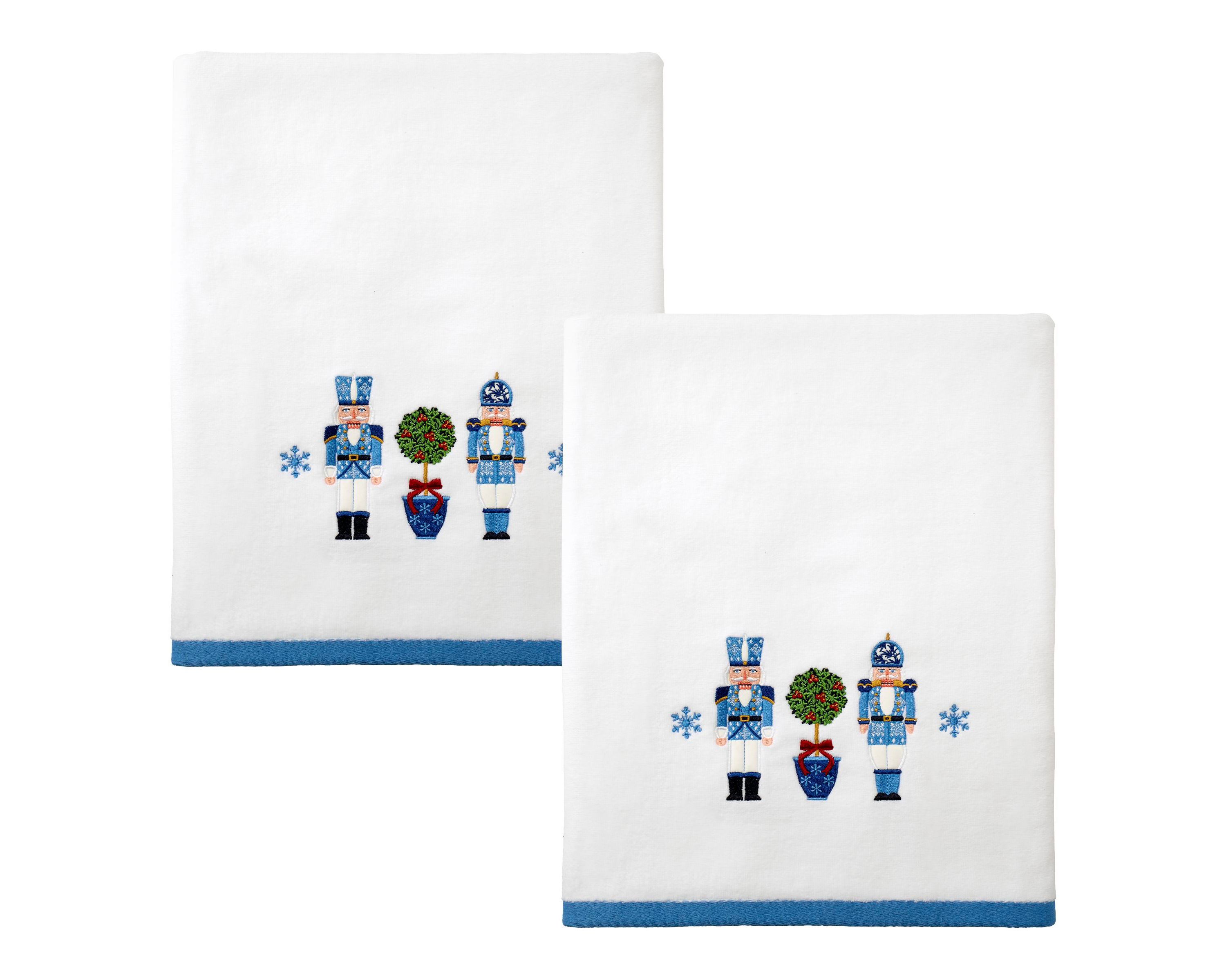 Nutcracker Trellis 2pk Bath Towel