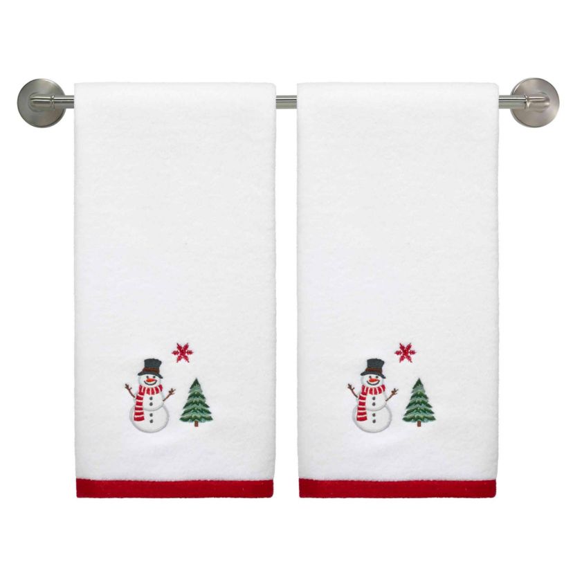 Winter Snowman 2-pc. Hand Towel
