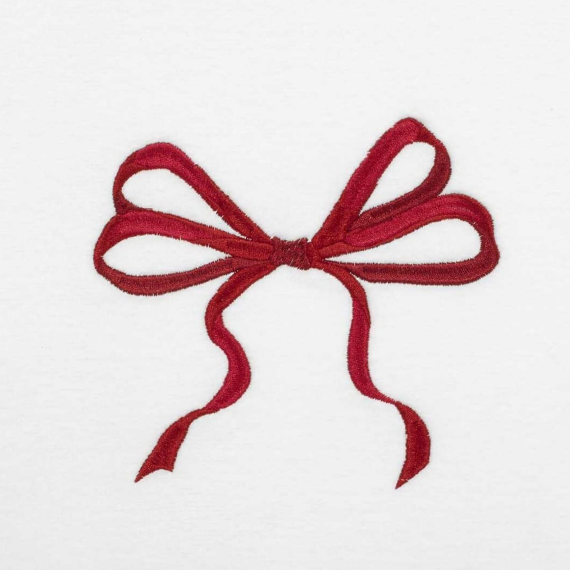 Christmas Bows Bath Towel - Set of 2