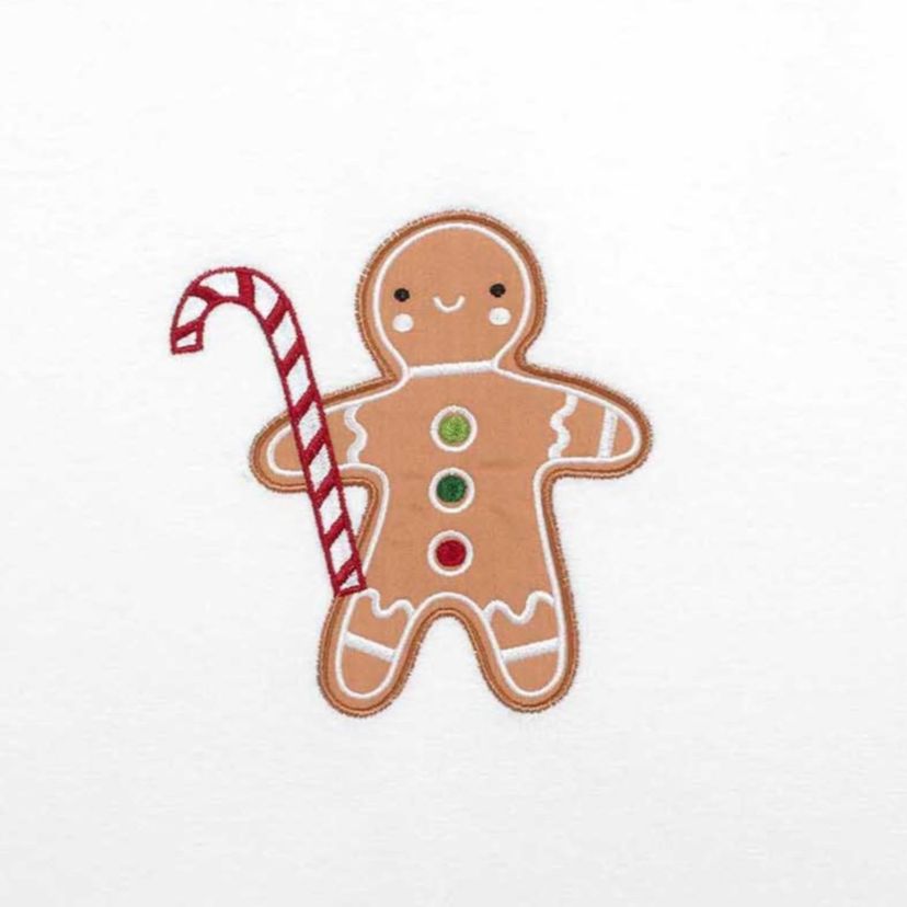 Gingerbread Man Bath Towel - Set of 2