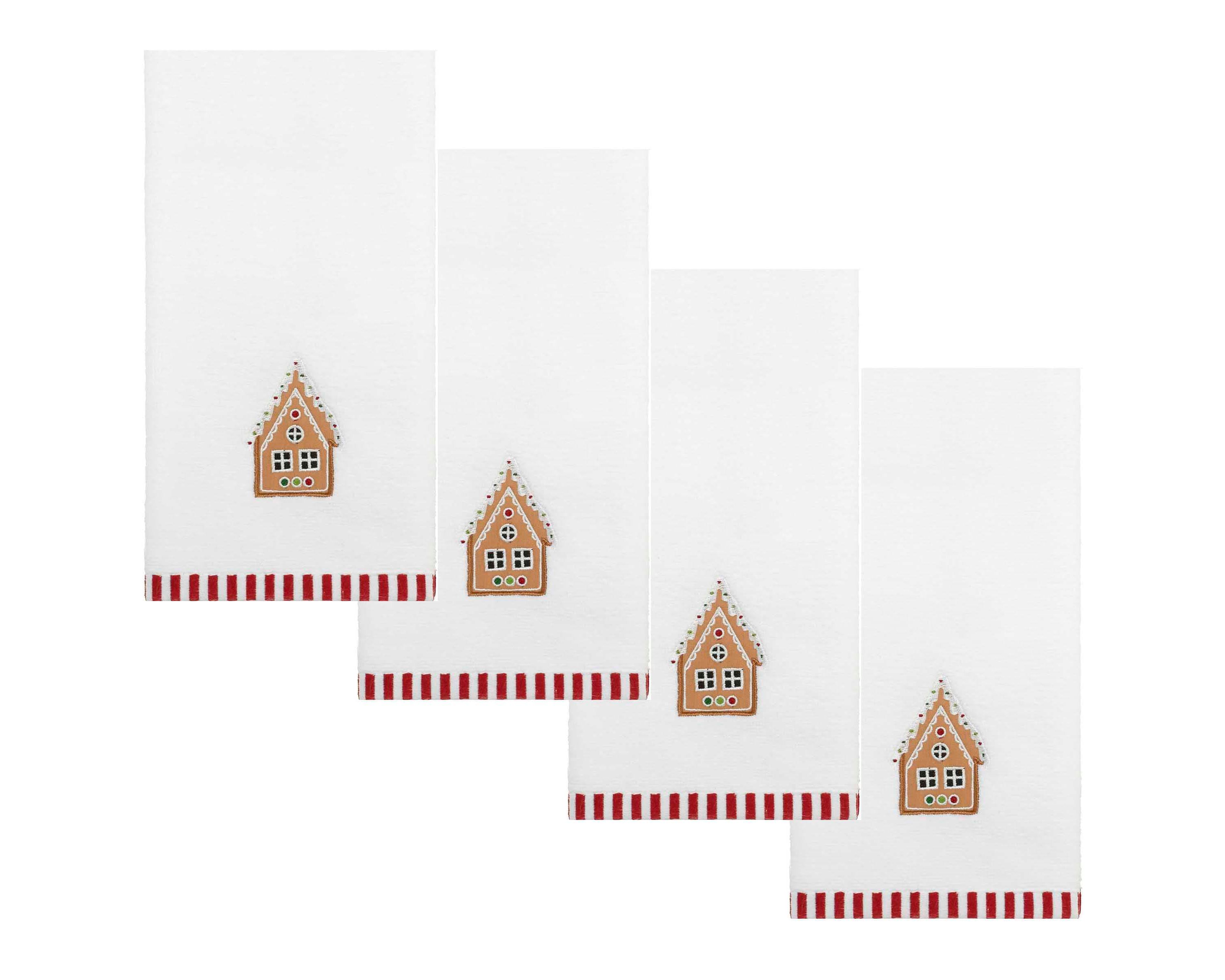 Gingerbread Man Fingertip Towel - Set of 4