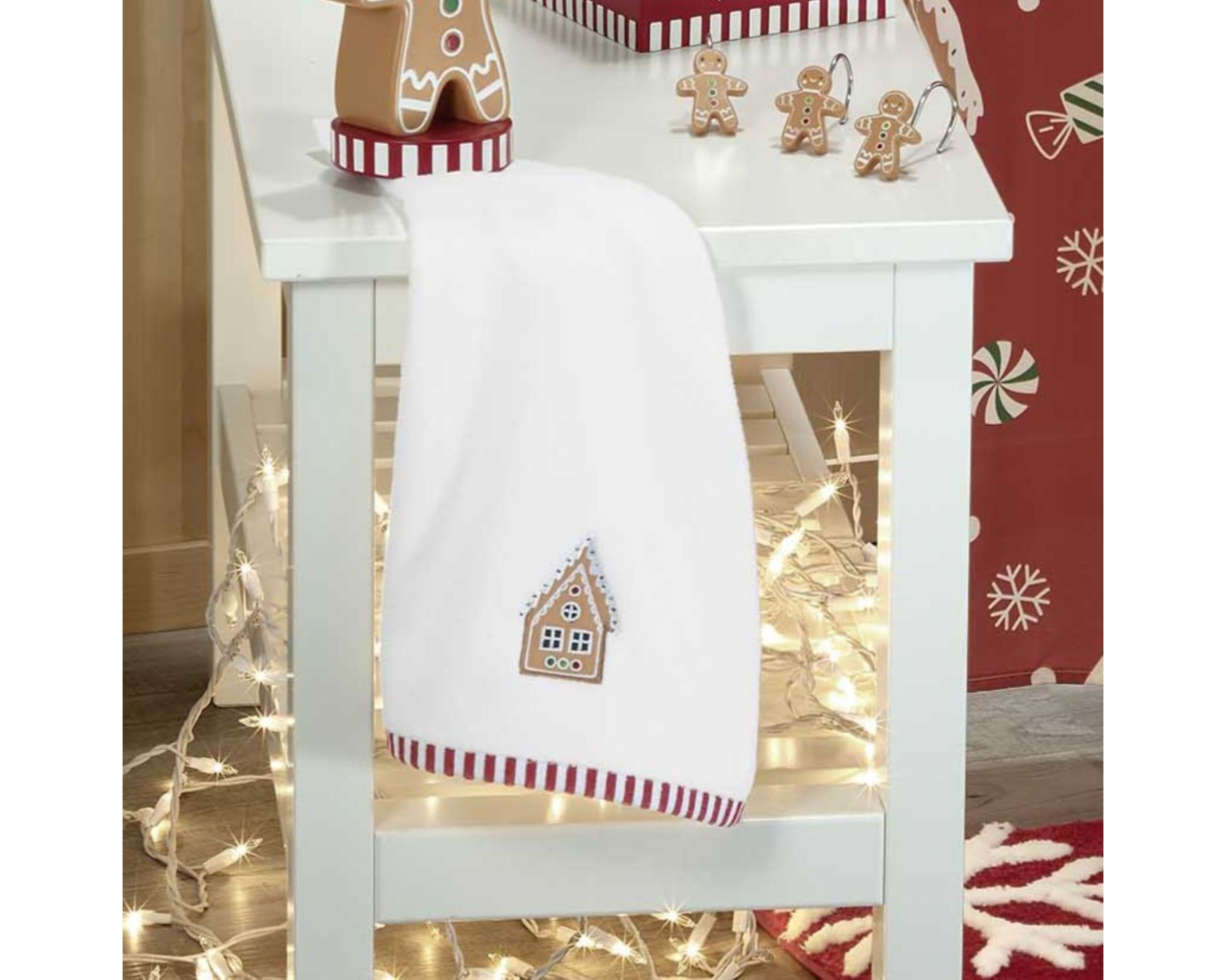 Gingerbread Man Fingertip Towel - Set of 4