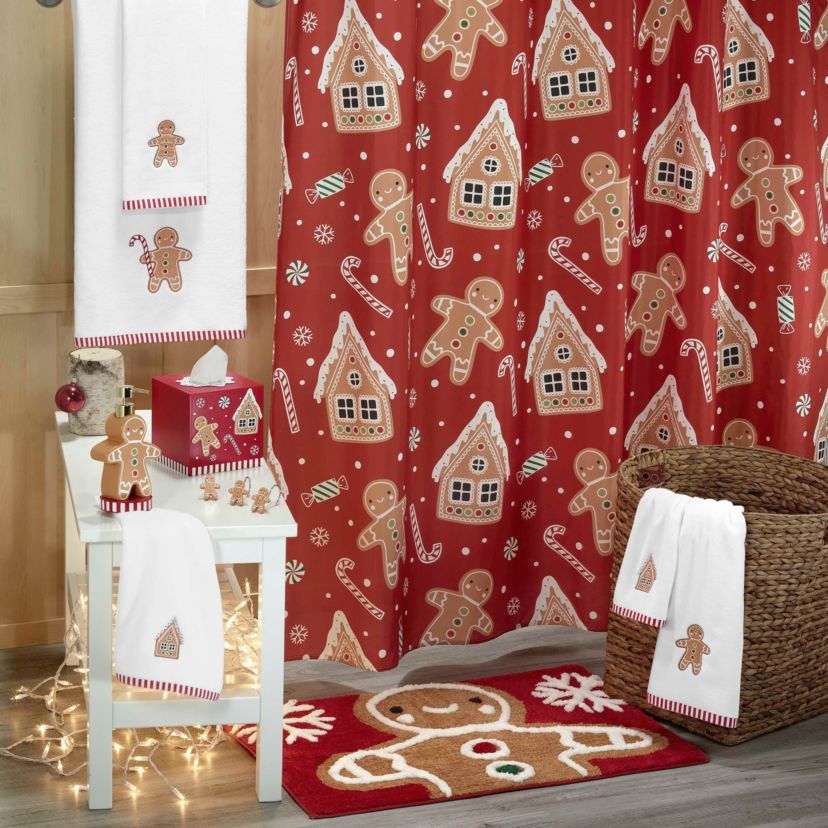 Gingerbread Man Fingertip Towel - Set of 4