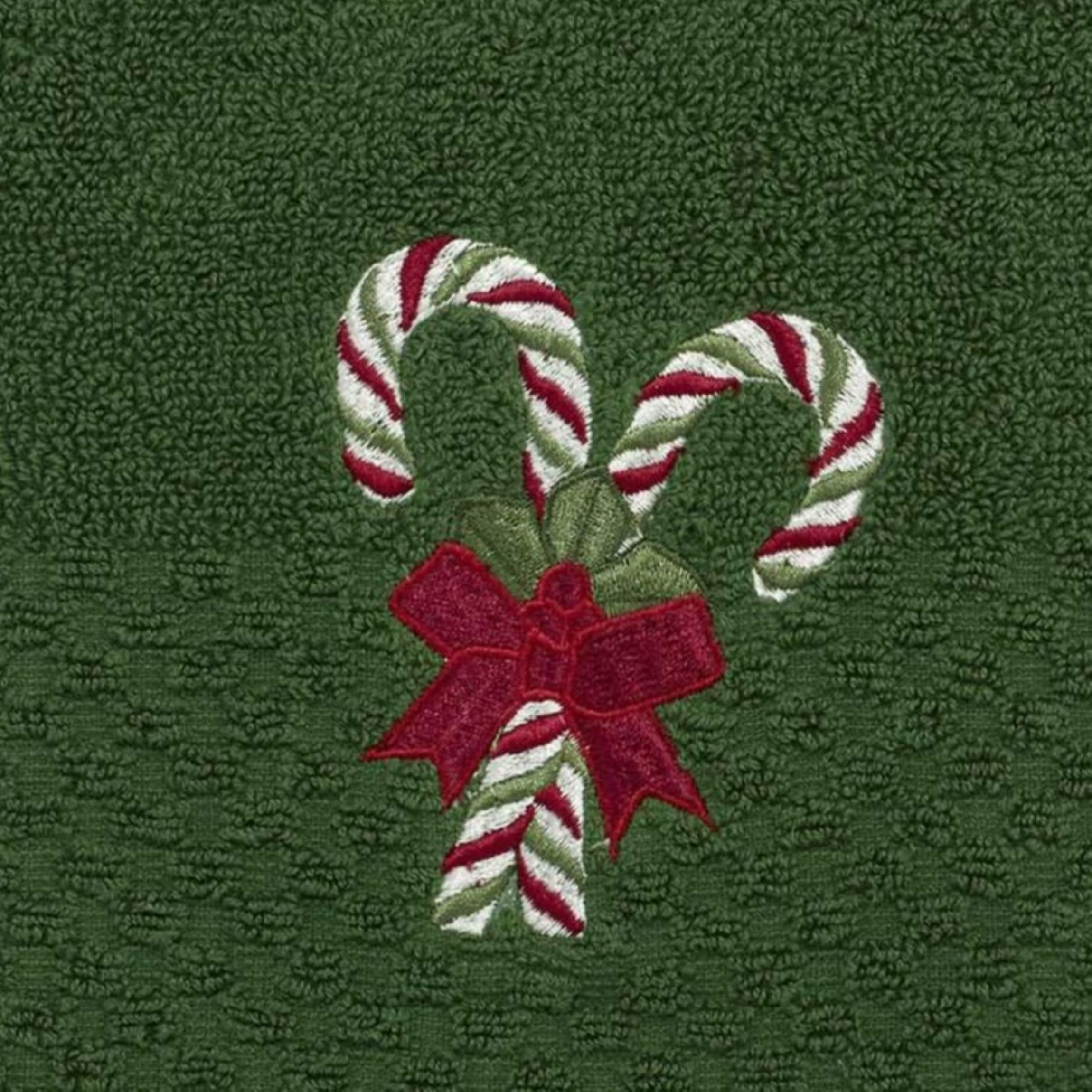 Candy Cane 2-Pack Hand Towel Set