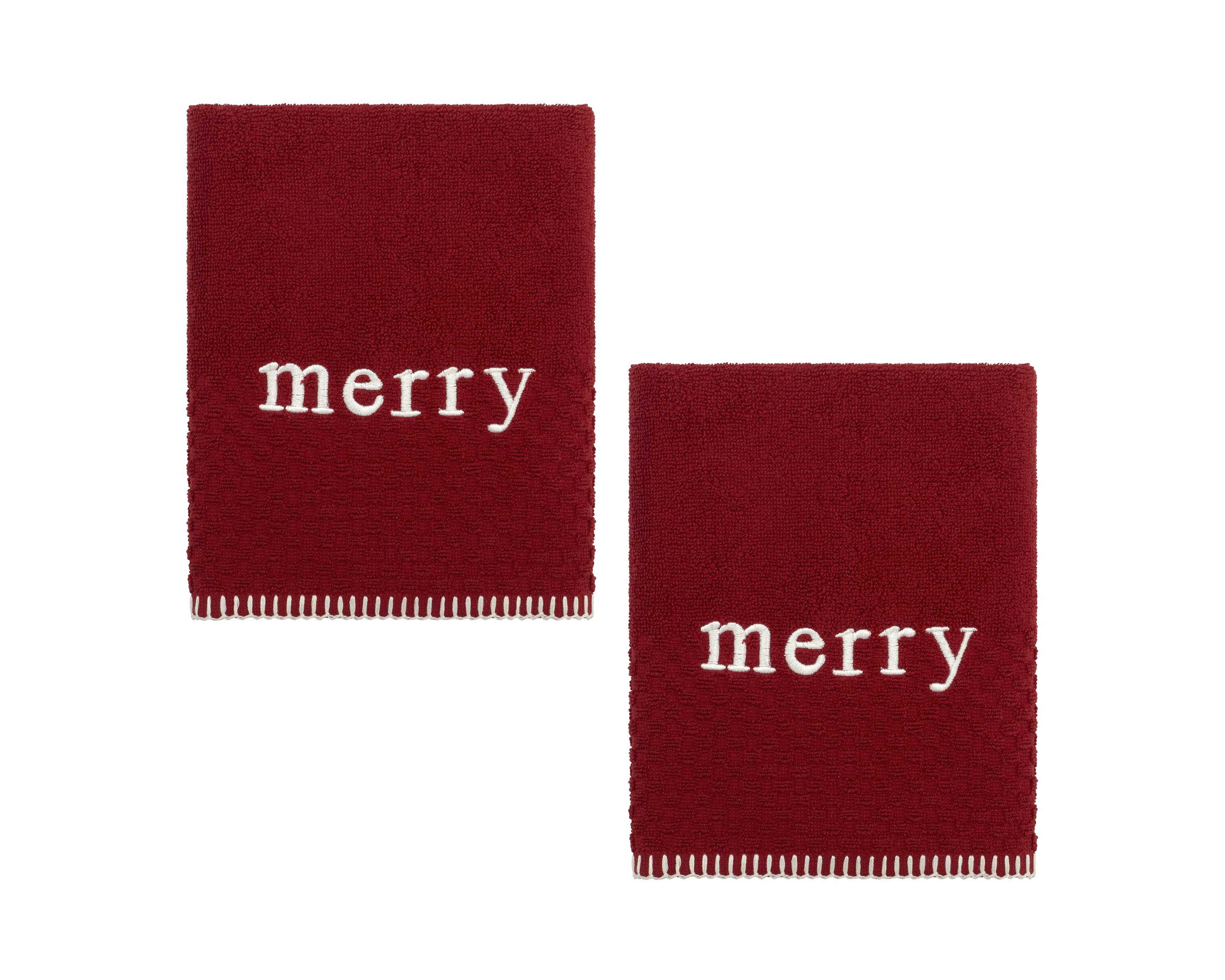 Merry 2-Pack Hand Towel Set