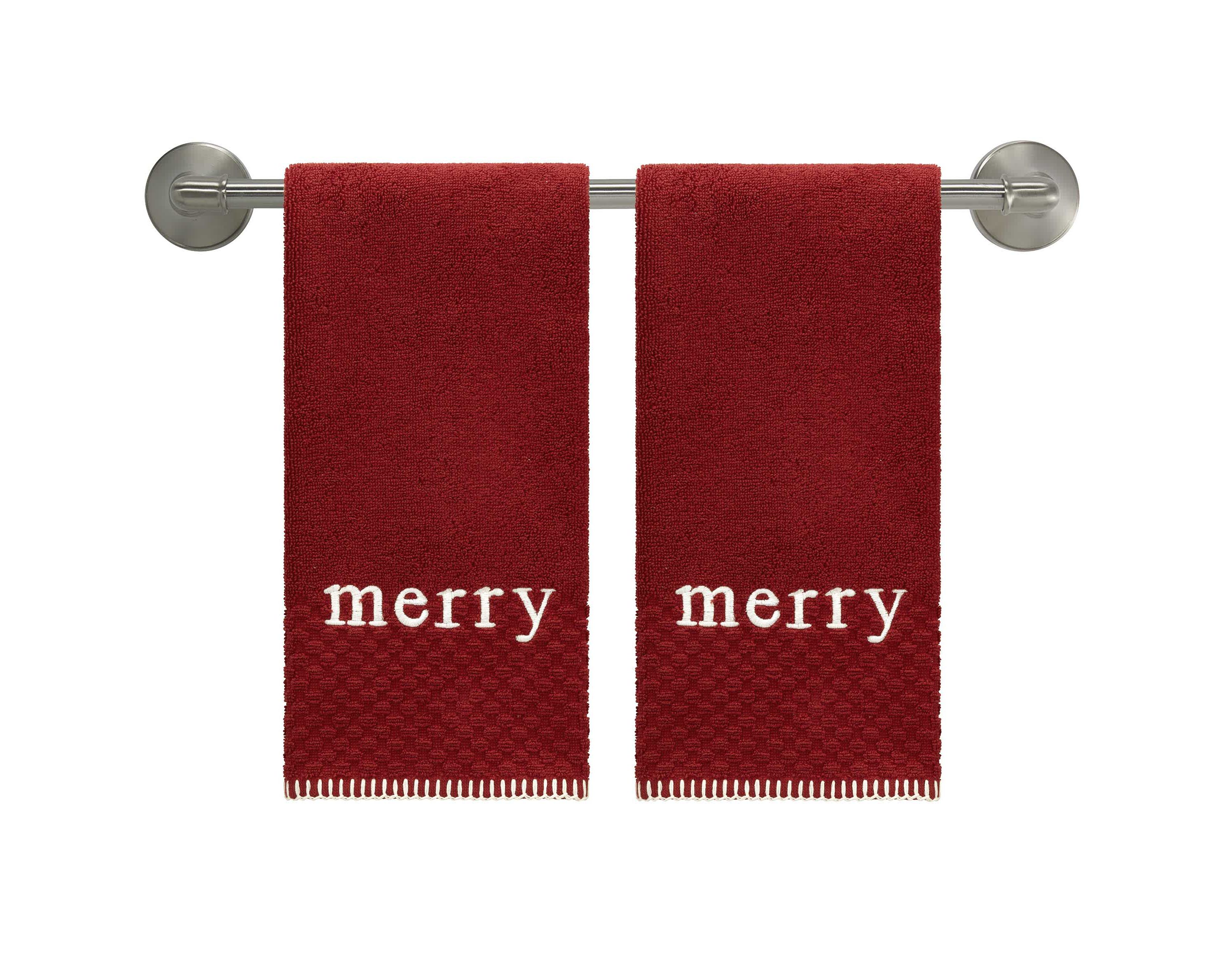 Merry 2-Pack Hand Towel Set