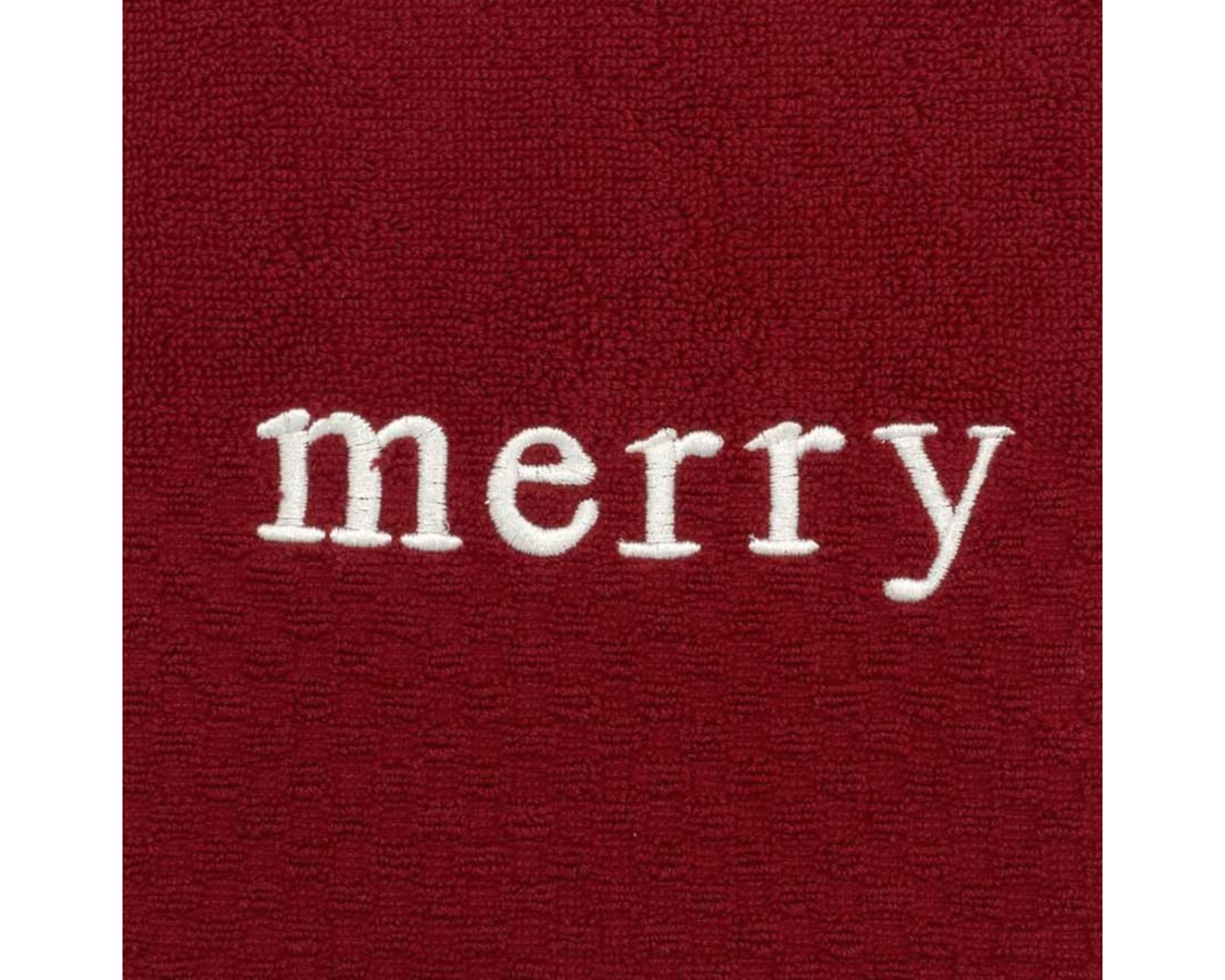 Merry 2-Pack Hand Towel Set