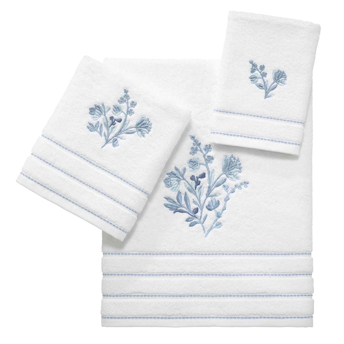 Mystic Floral 3pc. Towel Set