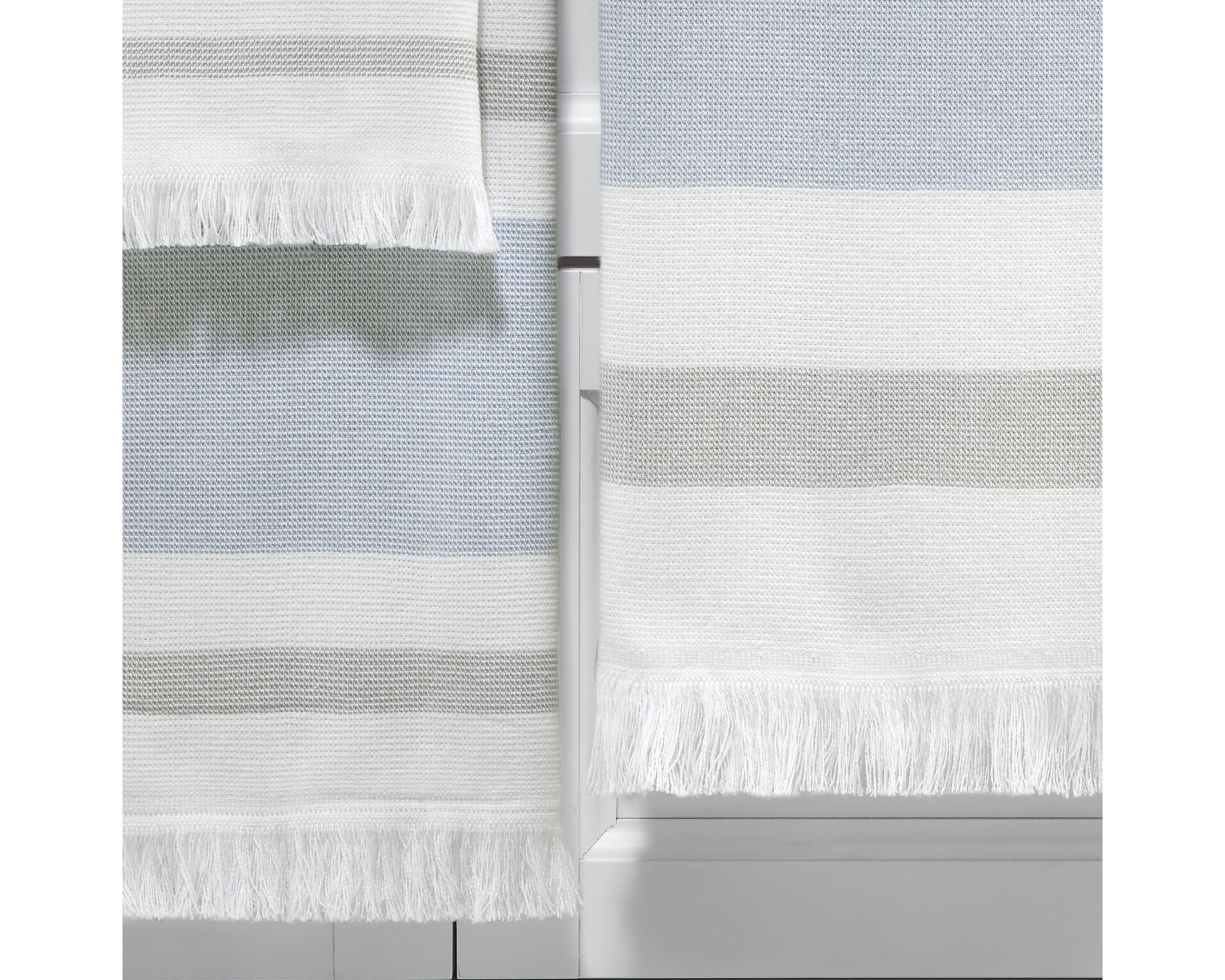 Clubhouse Stripe Blue 3pc. Towel Set