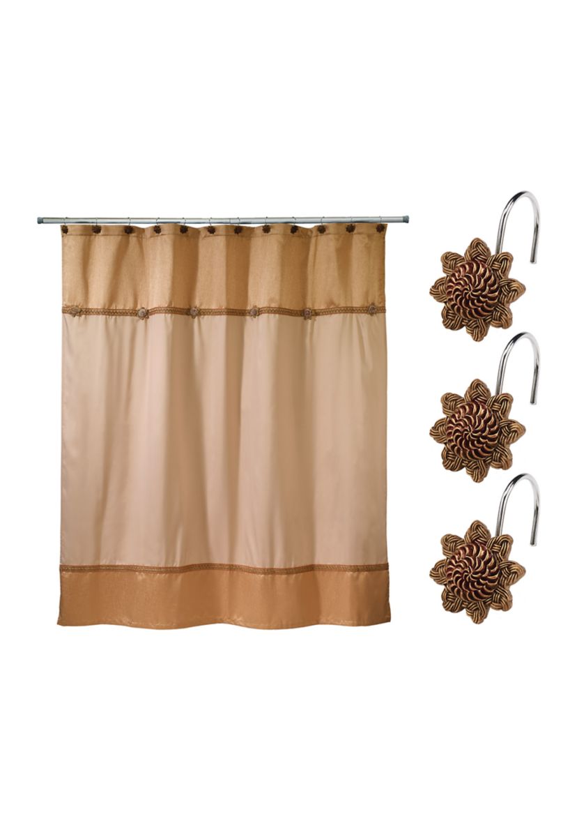 Braided Medallion Shower Curtain Hooks