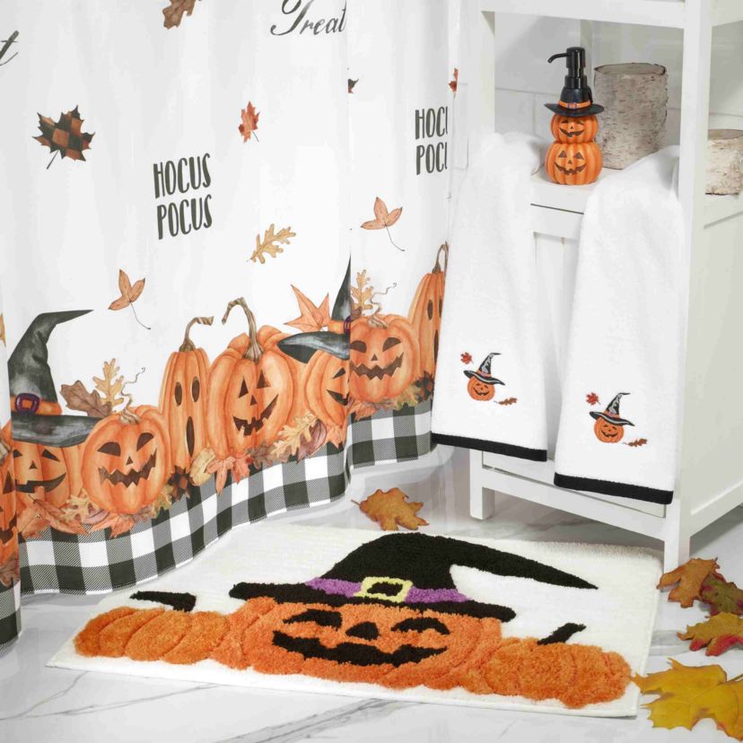 Pumpkin Patch Shower Curtain